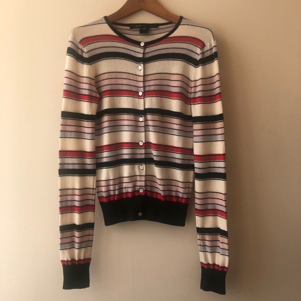 Marc Jacobs Striped Cardigan